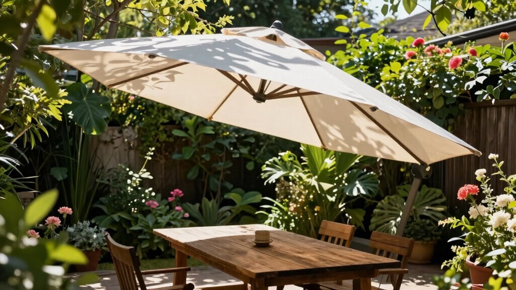 optimal umbrella placement strategy