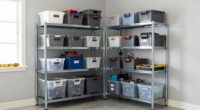 organize garage before shelving