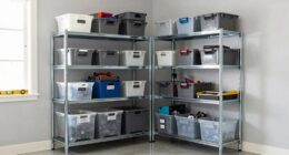 organize garage before shelving