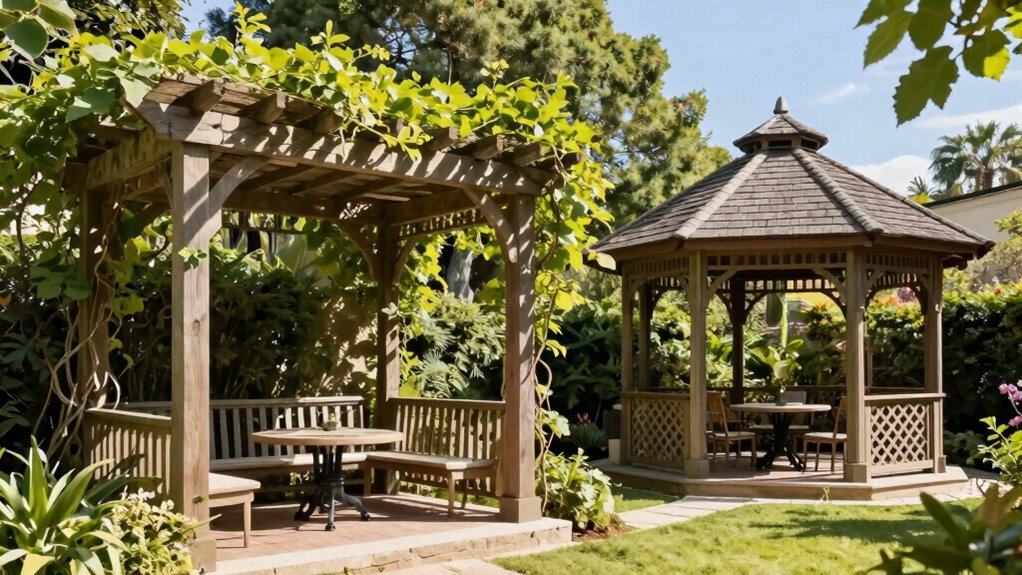 pergola vs gazebo comparison