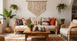 personalized boho rental decor