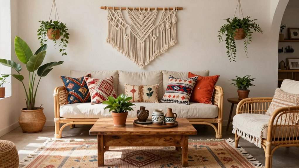 personalized boho rental decor