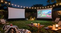 proper setup enhances outdoor movies
