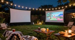 proper setup enhances outdoor movies