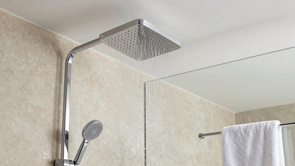 rainfall shower system considerations