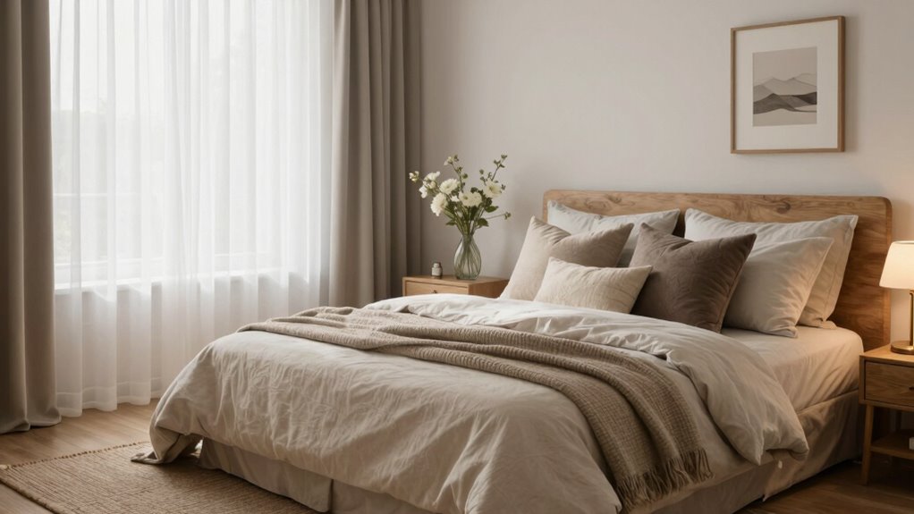 relaxed guest bedroom decor