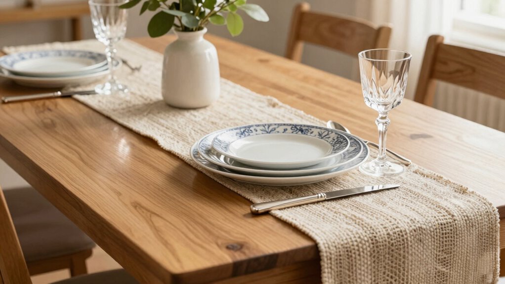 seasonal accents enhance table elegance