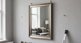securely hang heavy mirror
