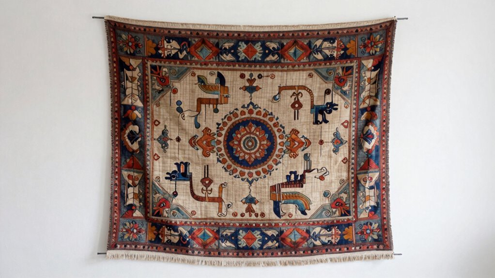securely hang tapestry stylishly