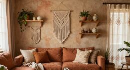 selecting cozy boho wall finishes