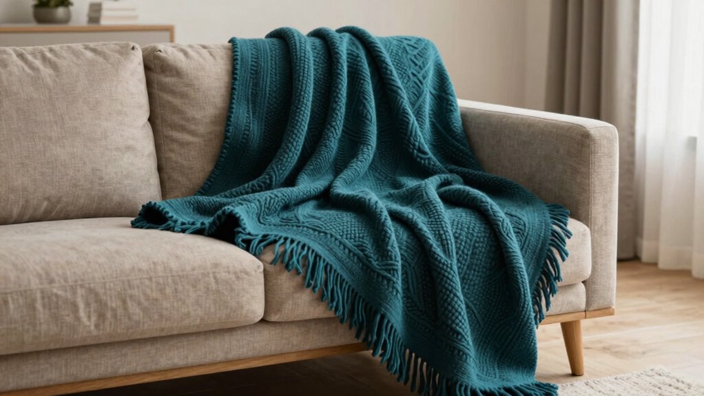 selecting stylish cozy throws