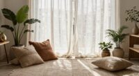 serene boho luxe ambiance