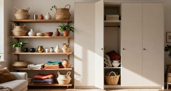 shelving styles for boho