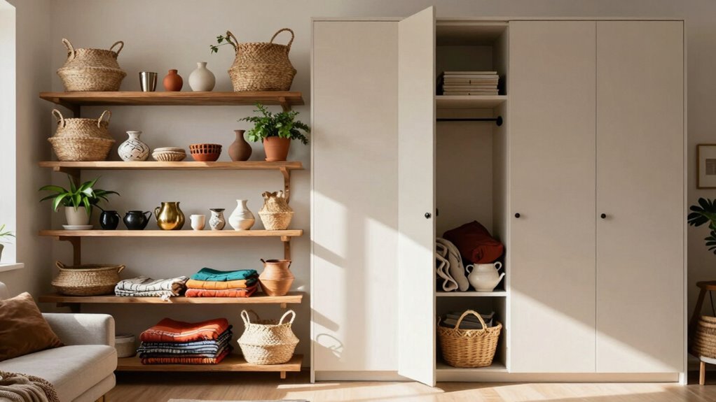 shelving styles for boho