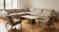 sofa or sectional arrangement