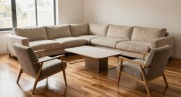 sofa or sectional arrangement