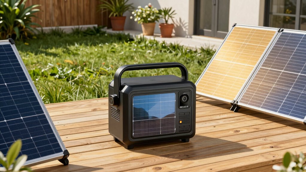 solar power portable battery