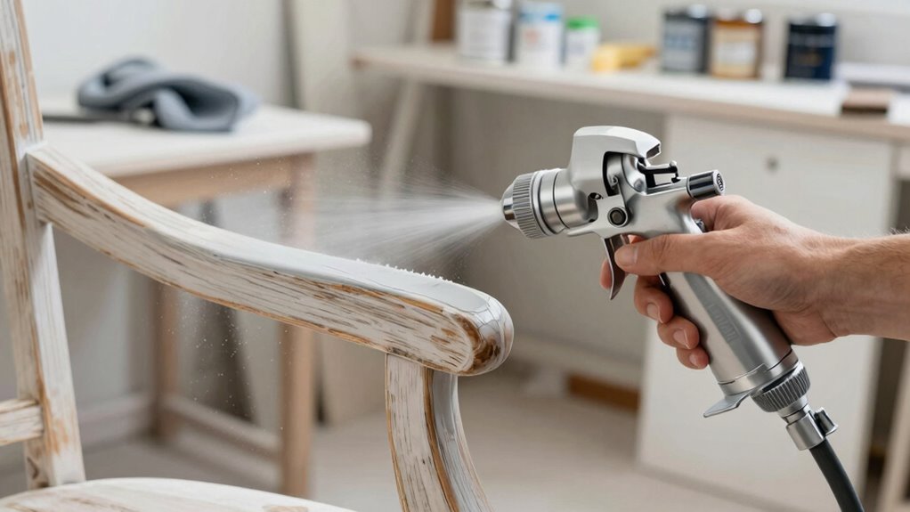 spray for smooth finish