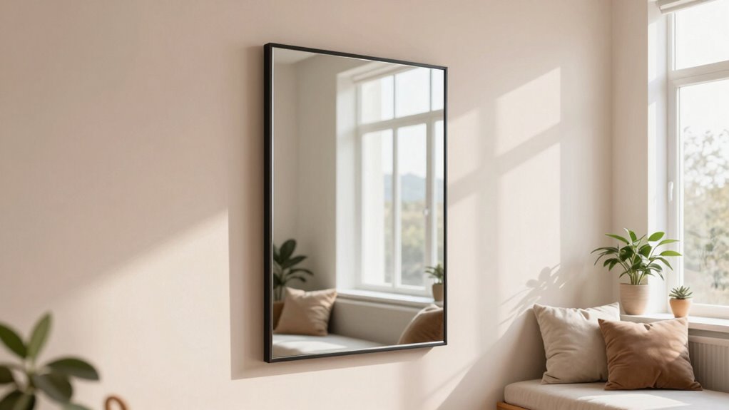 strategic stylish mirror placement