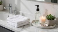 stylish and functional bathroom counter