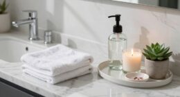 stylish and functional bathroom counter