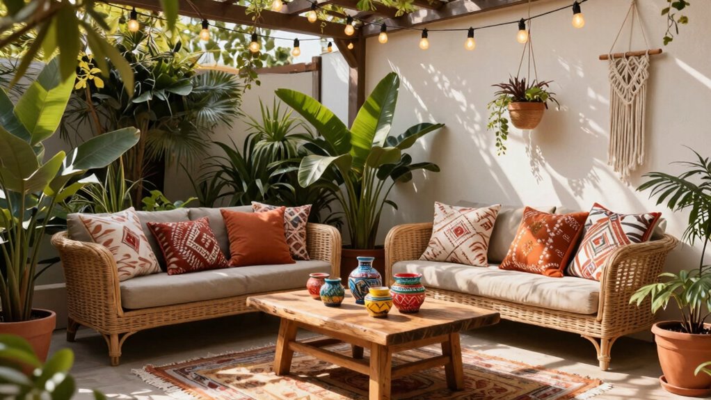 stylish boho patio ideas