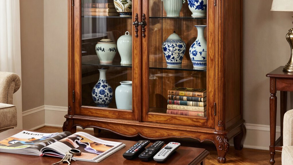 stylish concealment prevents clutter