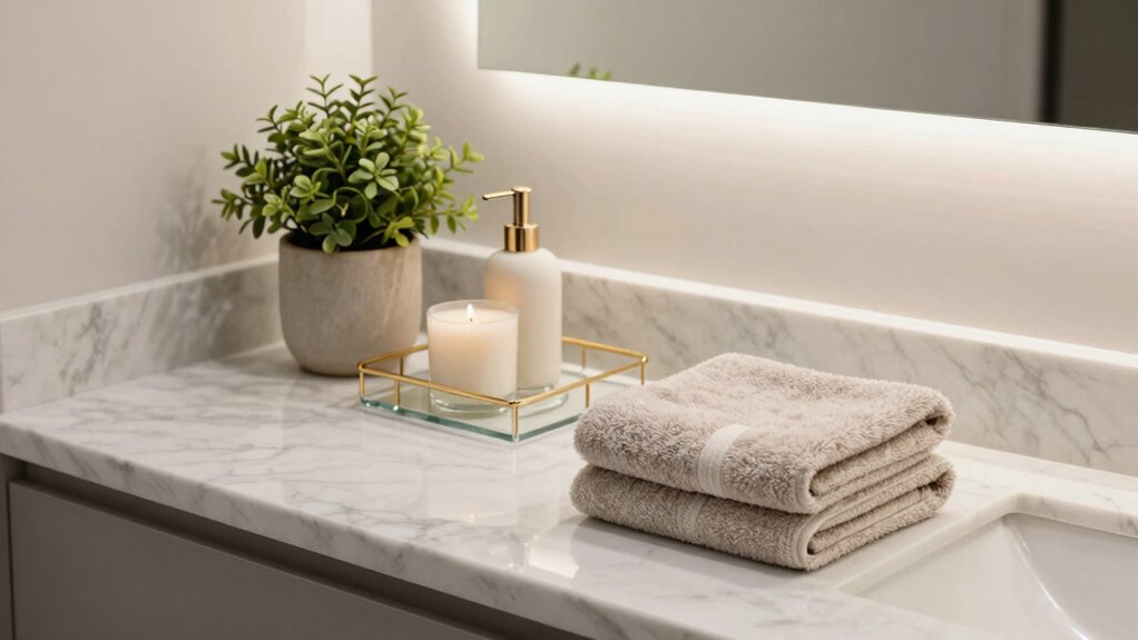 stylish organized bathroom essentials