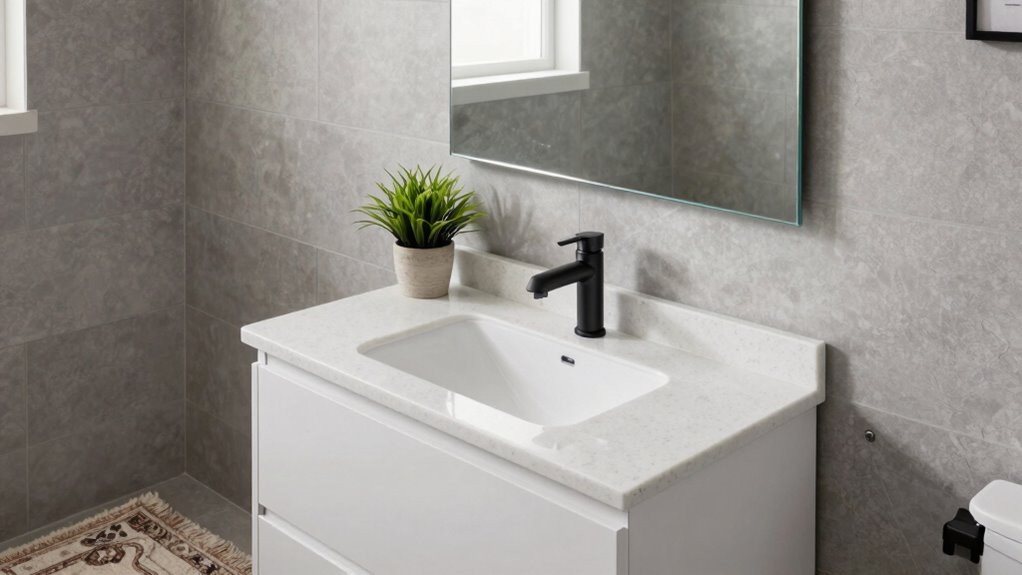 upgrade bathroom without plumbing