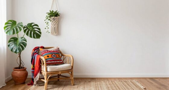 utilize corners for decor