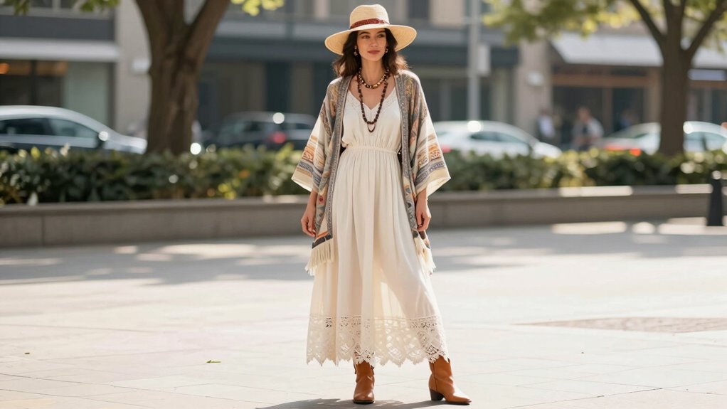 vintage textures and silhouettes