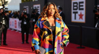 Queen Latifah Bundles Up in a Bold, Oversized Coat on the 2026 BET Awards Red Carpet