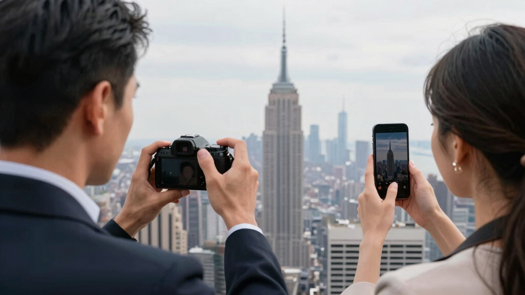 Couple On Empire State Building