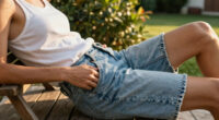 Jean Shorts Look Anything But "Dated" When Worn With This Basic Trend And Summer 2026'S It Flats