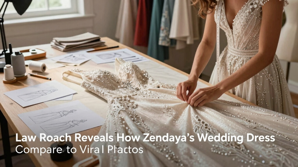 Law Roach Reveals How Zendaya’s Wedding Dress Compares to Viral AI Photos
