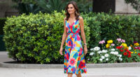 Queen Letizia Looks Radiant In A Colorful Sundress