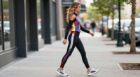 Miss Claire Sullivan Brings High Fashion To The Adidas ADIZERO EVO SL Zip