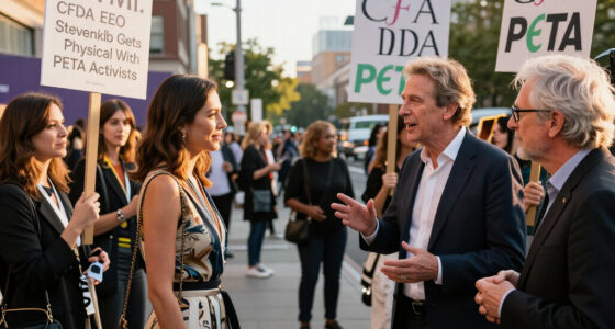 ICYMI: CFDA CEO Steven Kolb Gets Physical With PETA Activists, Bob Mackie Dies At 87 & Fashionista's Spring 2027 NYFW Coverage