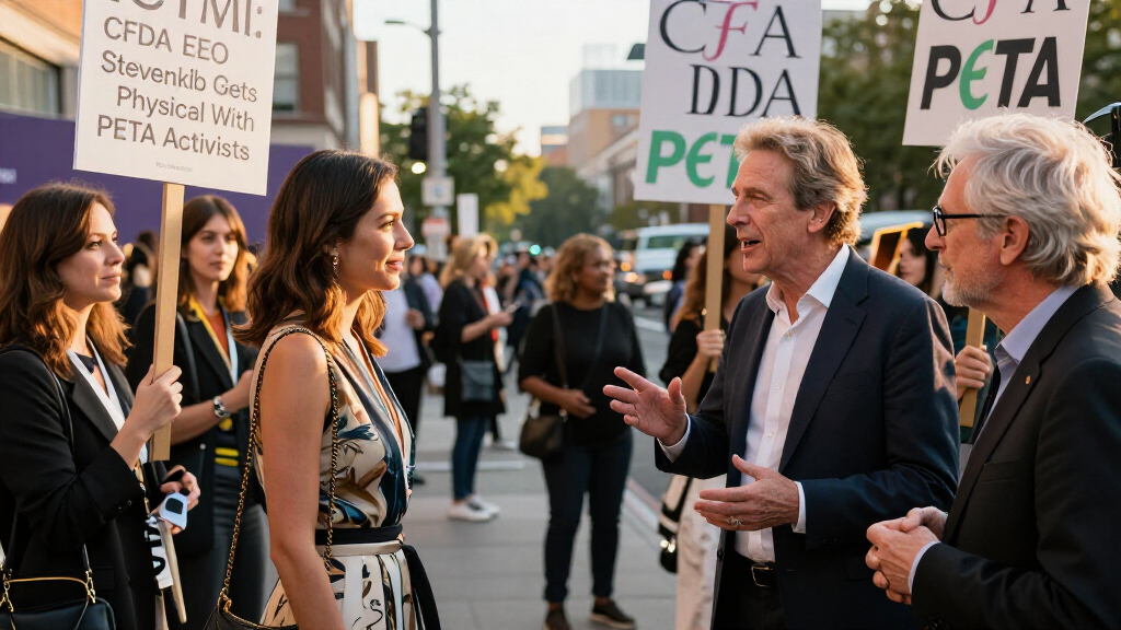 ICYMI: CFDA CEO Steven Kolb Gets Physical With PETA Activists, Bob Mackie Dies At 87 & Fashionista's Spring 2027 NYFW Coverage