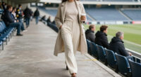 Princess Kate Dresses Up A Pair Of Comfy Wide-Leg Pants For A Trip To The Rugby Pitch