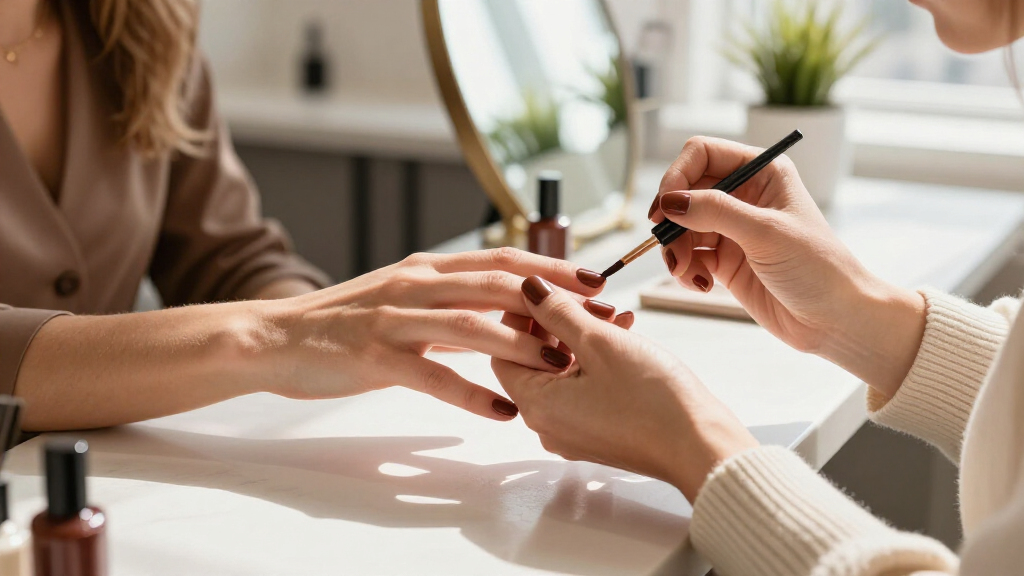 Hailey Bieber Just Made ‘Chocolate Ganache’ Nails Fall’s Must-Try Manicure