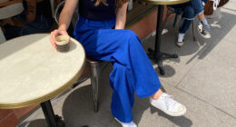 Non-Boring Pants Exist—This Is The Color Trend Of Choice For Cool 20-Somethings Like Adéla